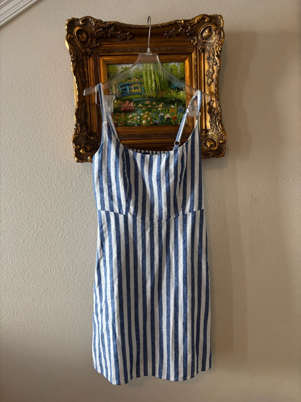Old Navy Striped linen blend sundress